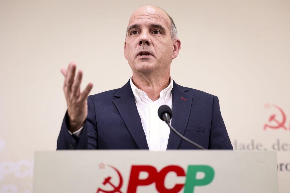 PCP reúne hoje Comité Central para avaliar resultados e ponderar iniciativas