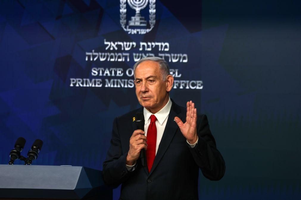 Netanyahu disponível para cessar-fogo em Gaza que liberte últimos 20 reféns