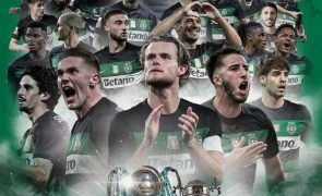 Dobradinha Sporting vence o Benfica e sagra-se vencedor da Taça de Portugal