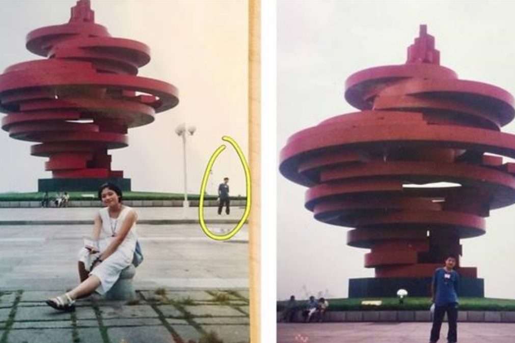 Casal descobre que tirou foto junto 11 anos antes de se apaixonar