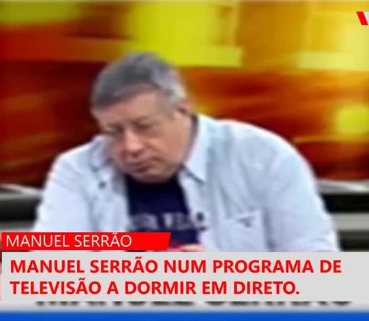 Manuel Serrão adormece em direto. Veja o momento