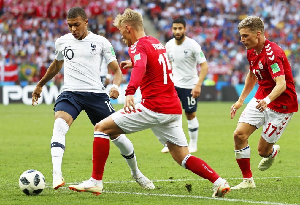 Mundial 2018: Dinamarca empata com apurada França e segue para os 'oitavos'