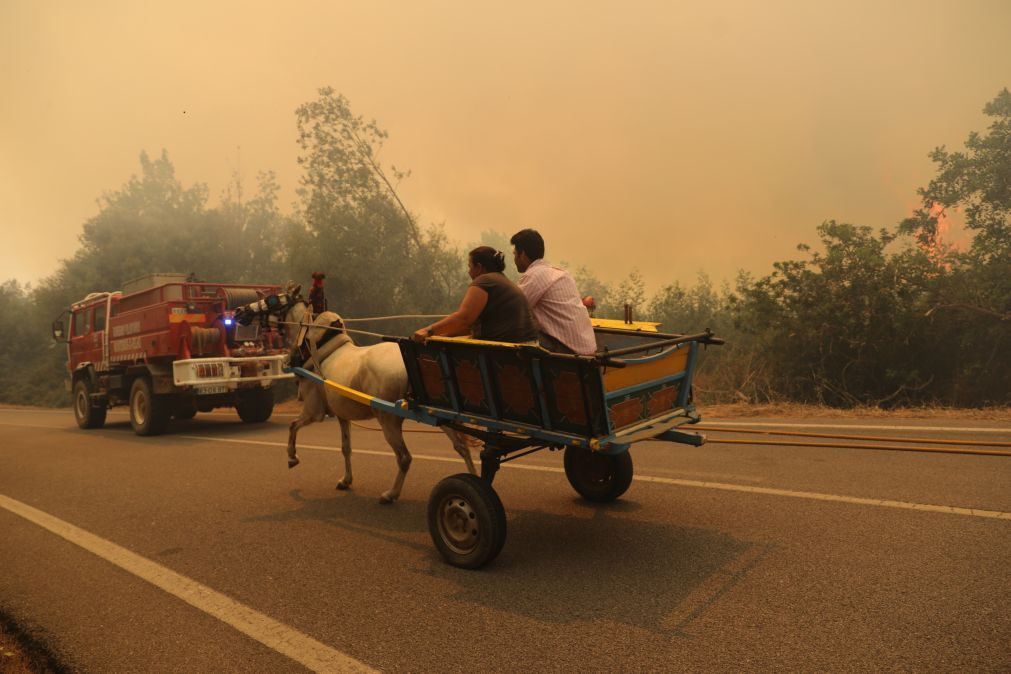 ALERTA INCÊNDIOS: Estradas cortadas em Monchique