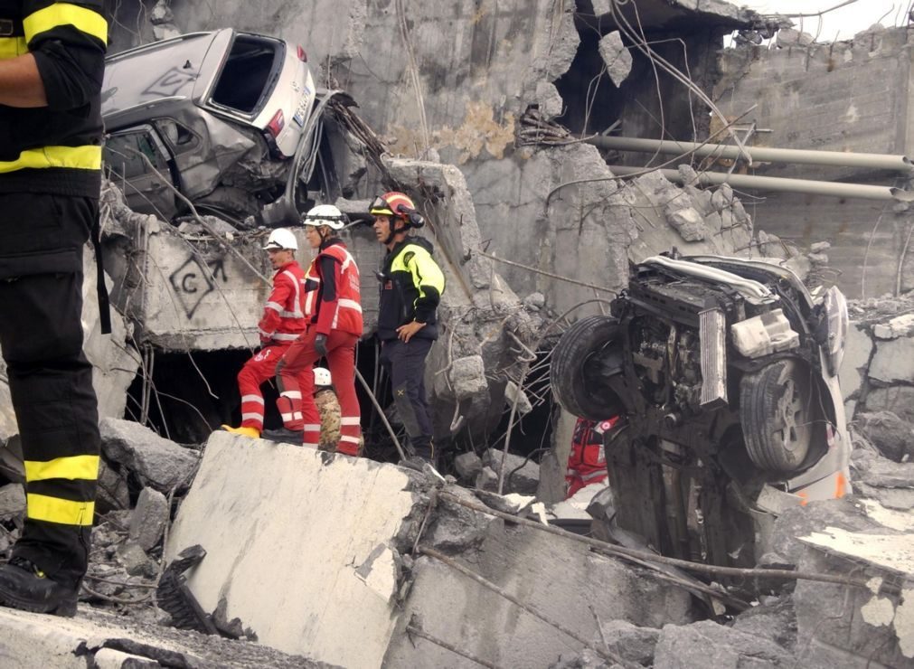 Gestora da ponte em Génova disponibiliza 500 milhões de euros para famílias e reconstrução