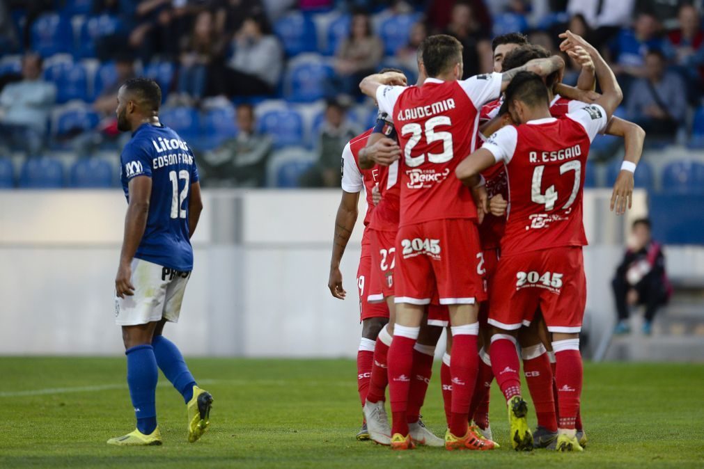 Sporting de Braga vence Feirense e continua na corrida ao terceiro lugar