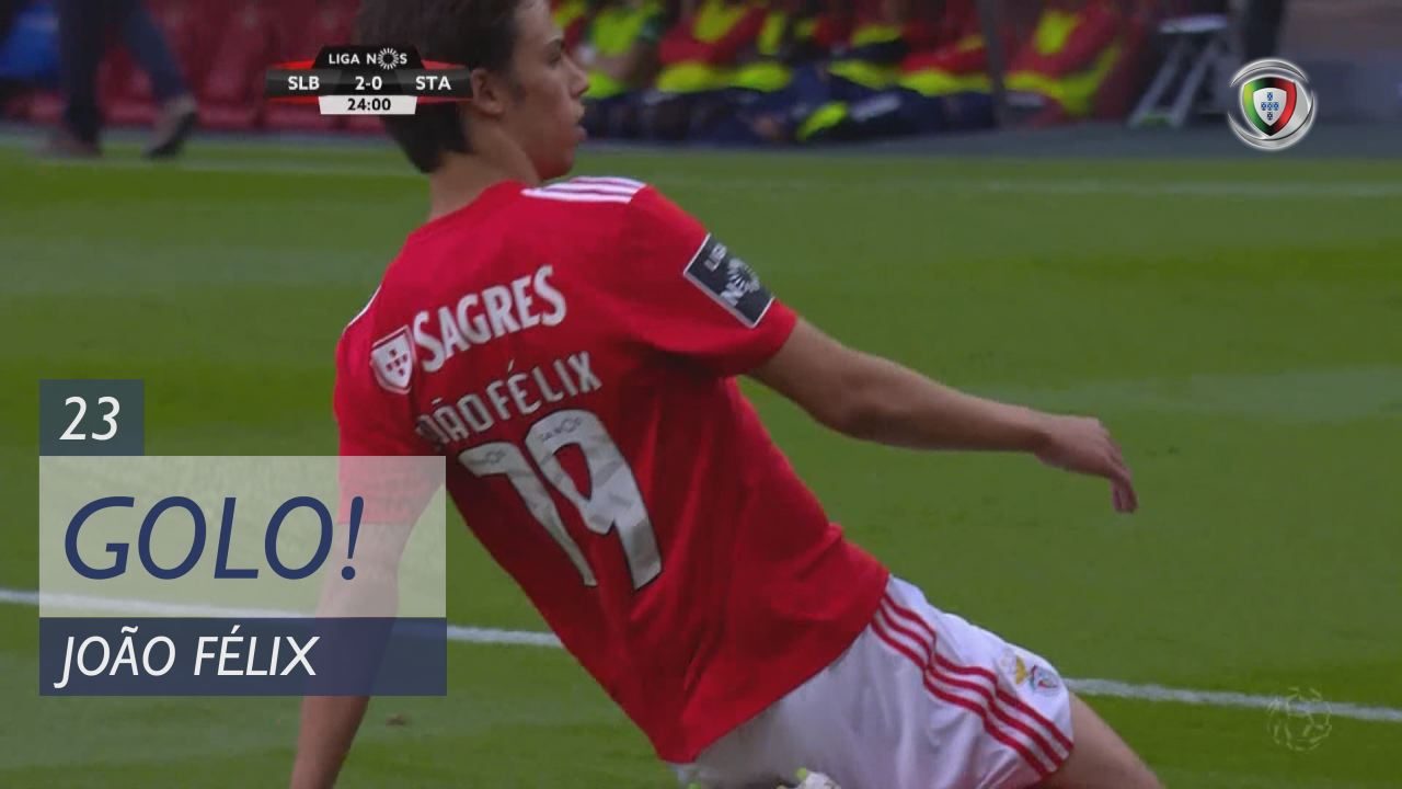 João Félix [23'] É o 2-0 para o Benfica [vídeo]