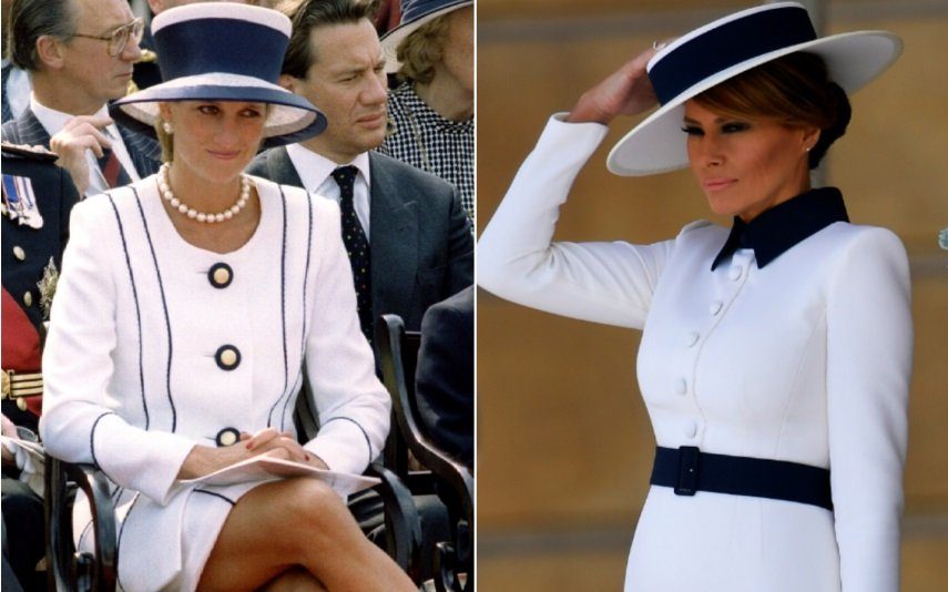 Melania Trump arrasa ao lado da rainha Isabel II e presta homenagem à Princesa Diana