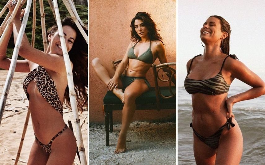 Elas aquecem até os dias mais frios As imagens mais sensuais das famosas em biquíni