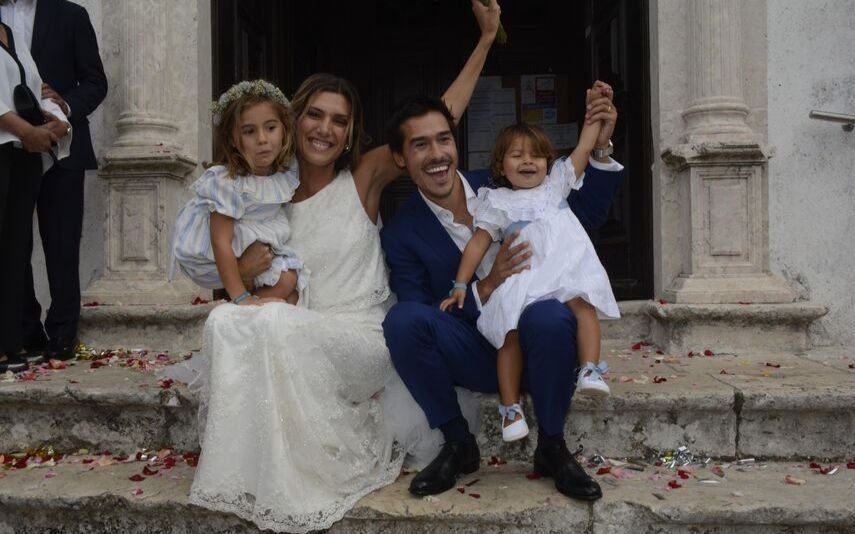 Sofia Sousa Guedes e Francisco Garcia Casam com a benção das filhas