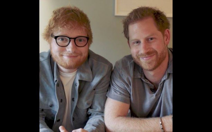 Príncipe Harry e Ed Sheeran Juntos por uma boa causa