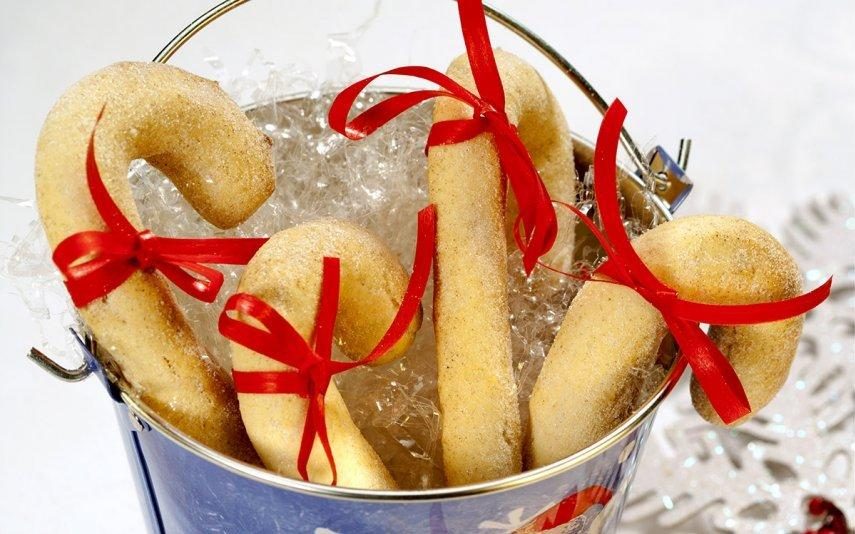 Bengalas de baunilha açucaradas Prendinhas doces