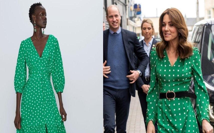 Copie o estilo de Kate Middleton com este vestido da Zara, disponível online