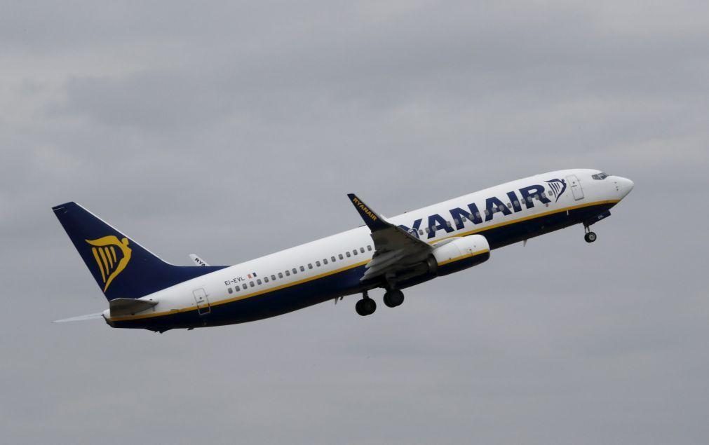 Ryanair não prevê operar voos em abril e maio