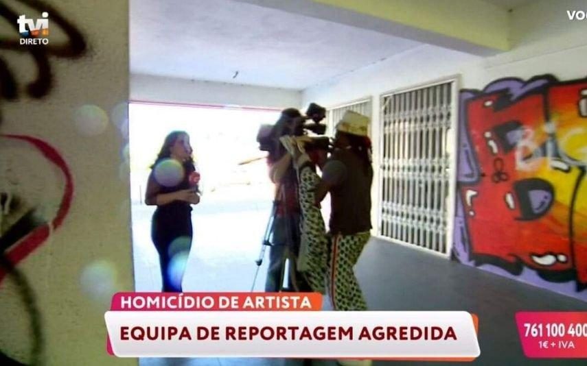 Equipa da TVI agredida durante reportagem ao local onde o rapper Mota Jr foi raptado