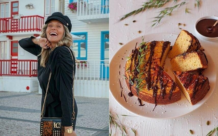 Bolo de abóbora com cobertura de chocolate. A receita de Vanessa Alfaro que não leva açúcar