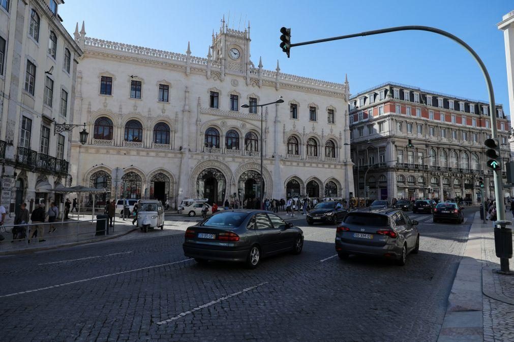 Restrições ao trânsito automóvel na Baixa de Lisboa adiadas