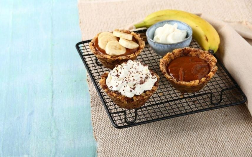 Tartes de Banana e Caramelo para toda a família começar bem o dia