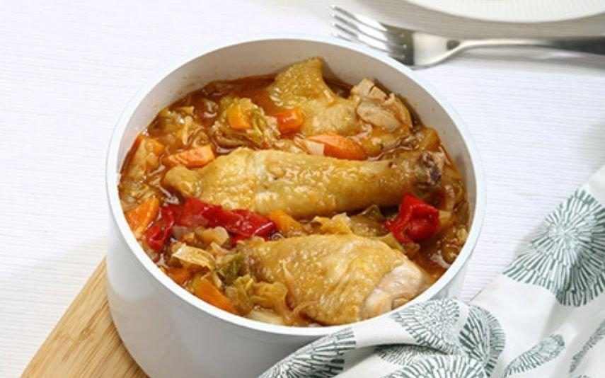 Frango no tacho Simples e saboroso!