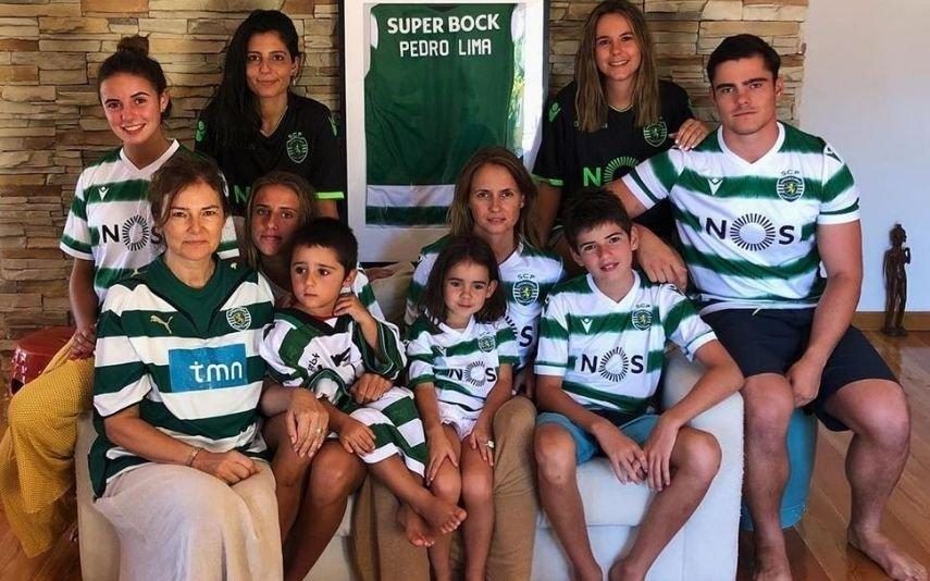 Família de Pedro Lima veste-se «à Sporting» para recordar ator