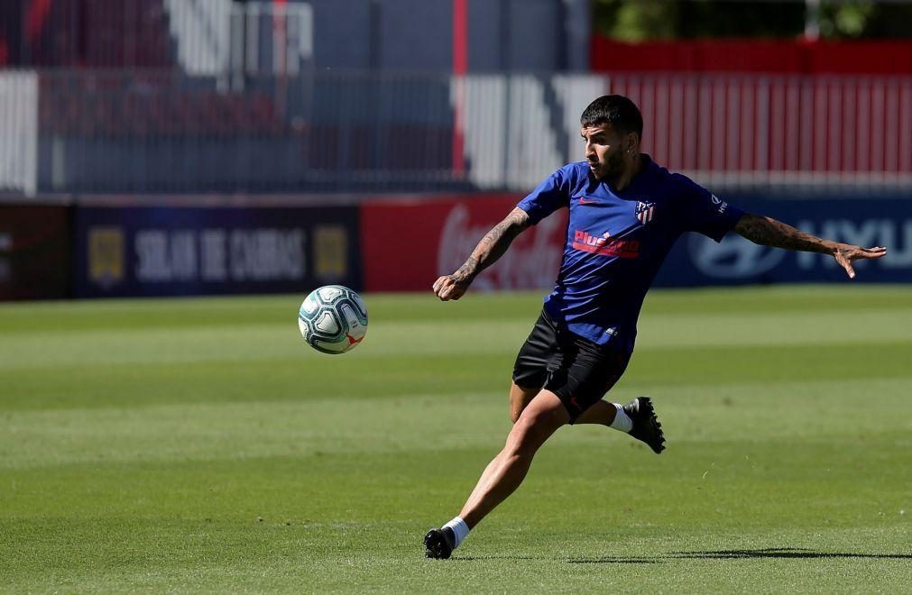 Atlético de Madrid sem mais positivos além de Ángel Correa e Vrsaljko