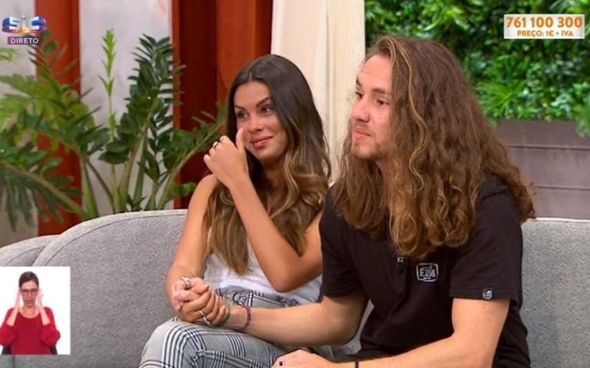 Carolina Loureiro e Vítor Kley O momento em que João Baião se derrete com o casal e acaba em lágrimas