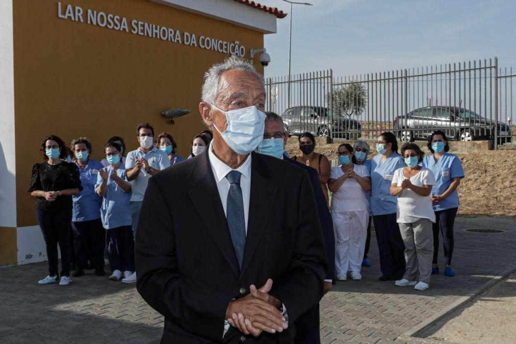 Marcelo escusa-se a comentar apoio de António Costa ao presidente do Benfica