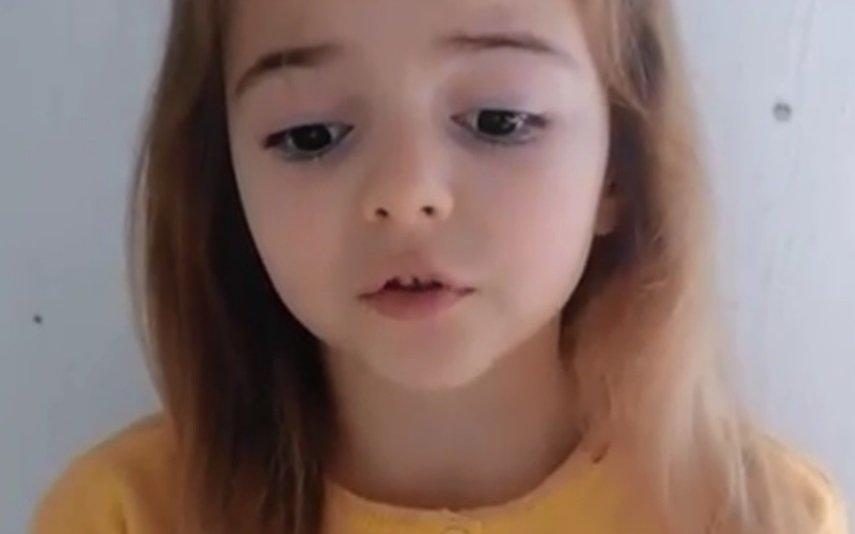 Violência contra as Mulheres Menina de seis anos dá a cara pela causa e vídeo torna-se viral