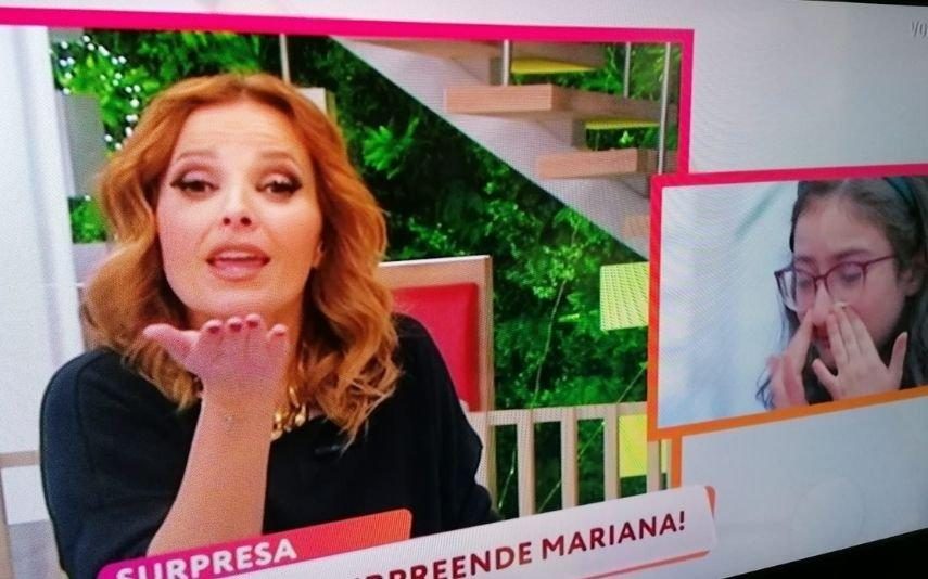 Cristina Ferreira surpreende menina com síndrome rara e deixa-a em lágrimas