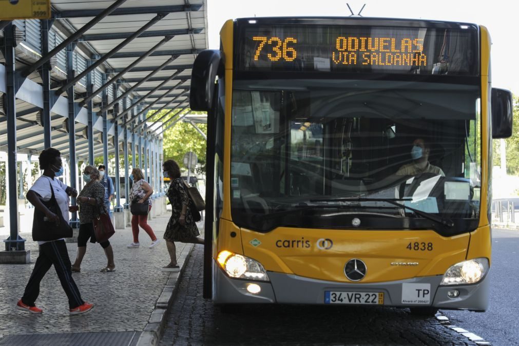 Covid-19: Transportes rodoviários reduzidos na AMLisboa durante o encerramento das escolas