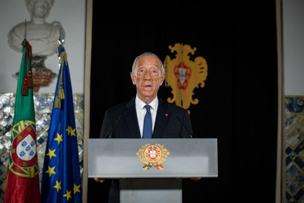 Marcelo ratifica e salienta importância de aumento de recursos próprios da UE