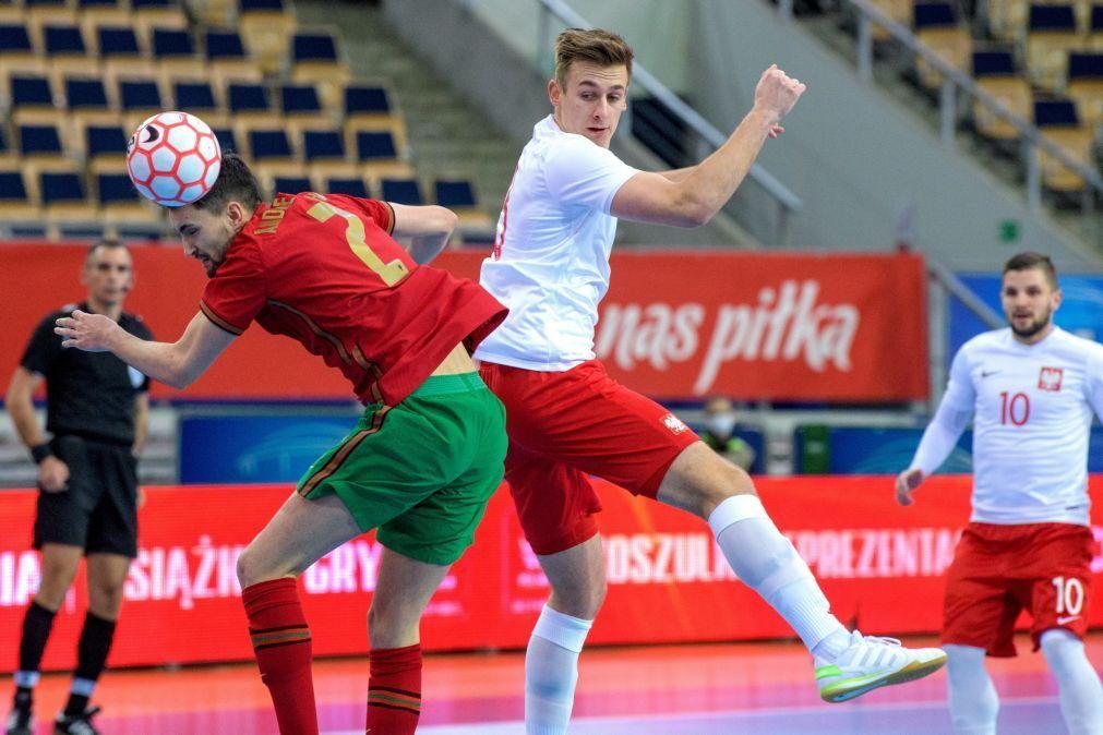 Portugal soma na Polónia primeira vitória no apuramento para o Europeu de futsal