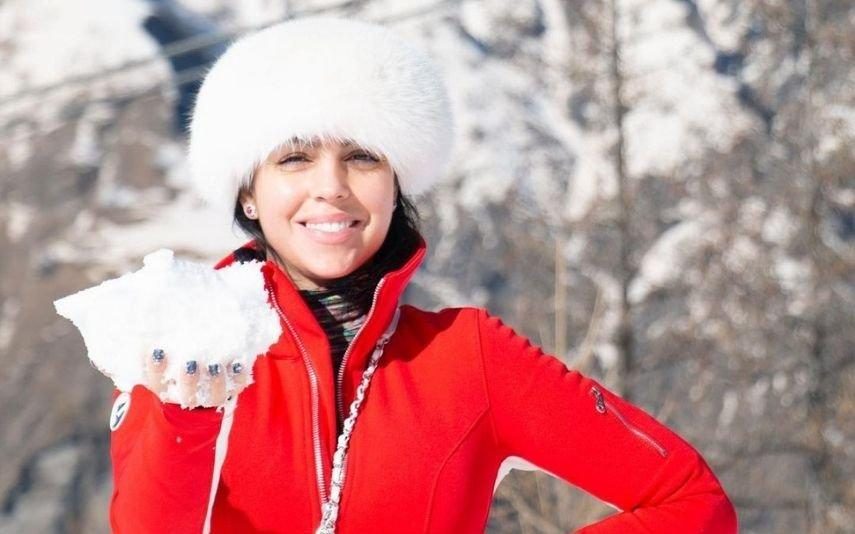 Georgina Rodríguez deslumbra na neve com look de marca de luxo