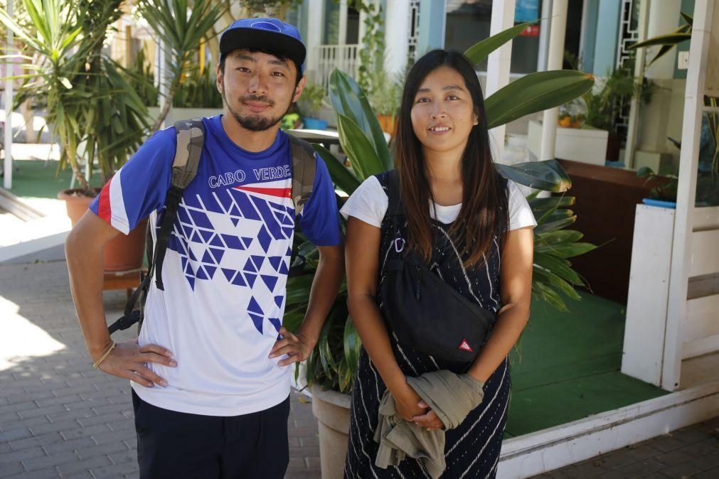 Casal japonês fez da pandemia lua-de-mel de um ano em Cabo Verde