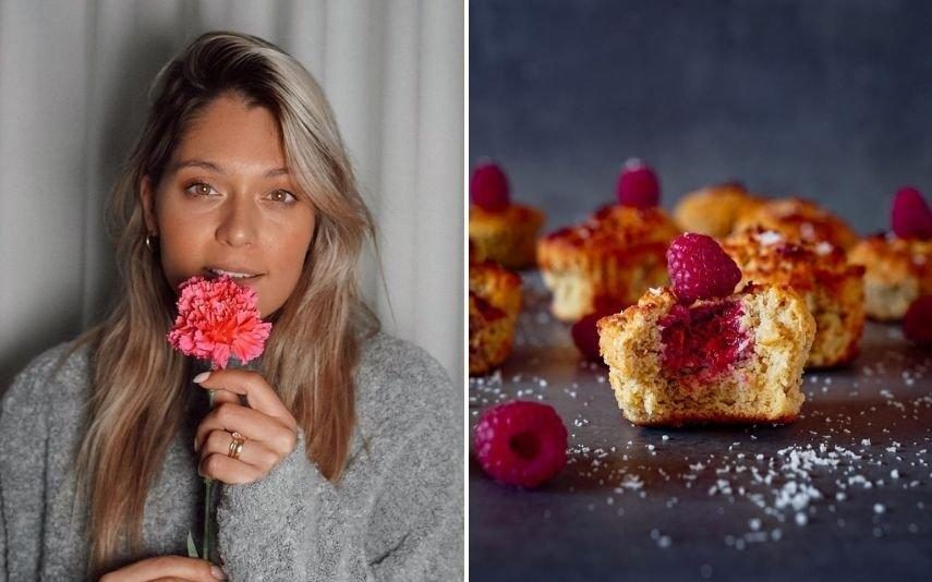 Muffins de Coco e Framboesa Adoce o confinamento com esta receita leve e fácil de Vanessa Alfaro