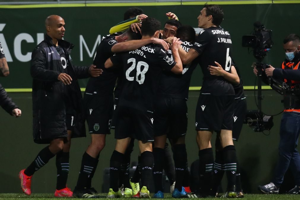 Sporting mantém invencibilidade na Liga ao vencer na visita a Tondela