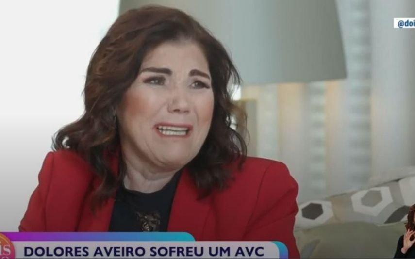 Dolores Aveiro em lágrimas recorda AVC: 