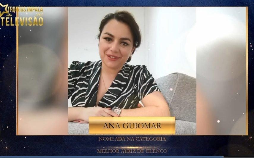 Ana Guiomar agradece nomeação nos Troféus Impala de Televisão [vídeo]