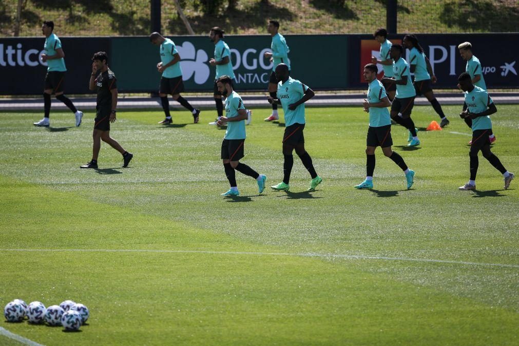 Euro2020: Bruno Fernandes realizou primeiro treino, Moutinho trabalhou à margem do grupo