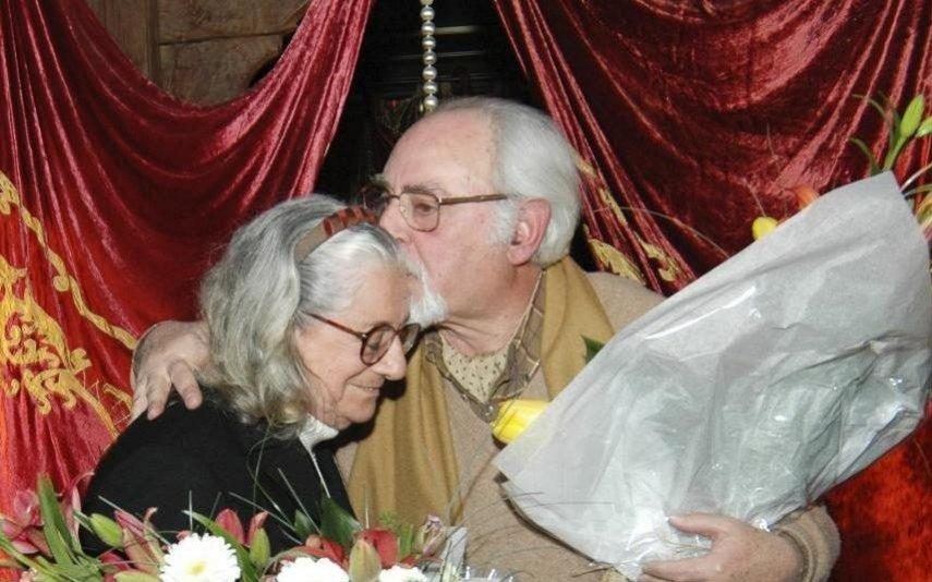 Ruy de Carvalho e Eunice Muñoz Juntos em retrato especial. Imagem torna-se viral e conquista fãs: 