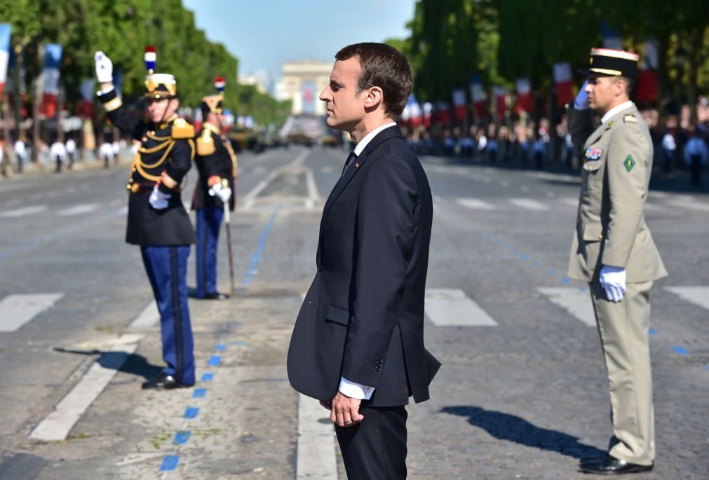 Macron agradece apoio dos EUA na I Guerra, diz que 