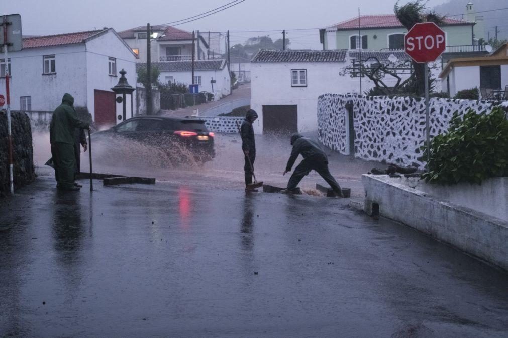 Nove ilhas dos Açores com aviso amarelo por causa da chuva