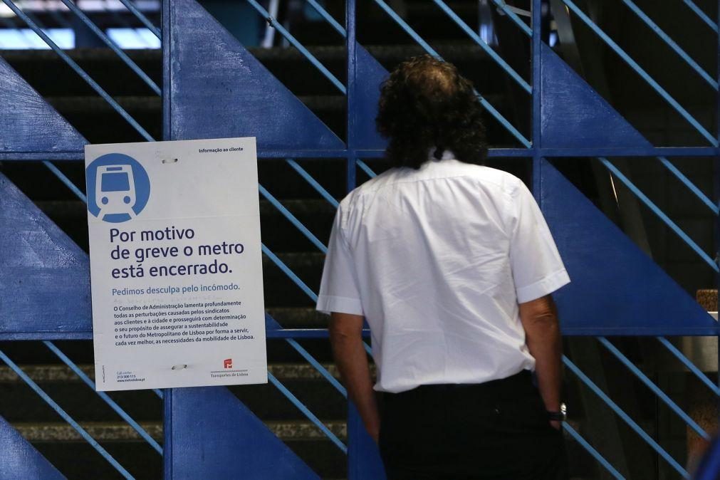 Greve no Metro de Lisboa só termina amanhã de manhã