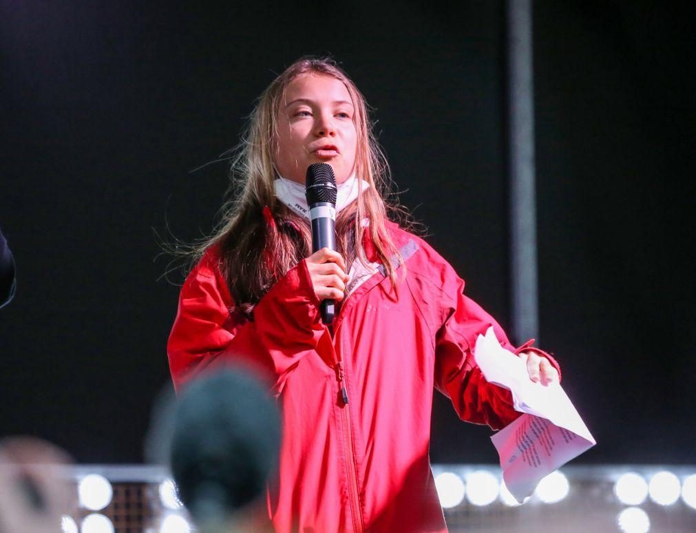 COP26: Ativista Greta Thunberg resume conferência a 