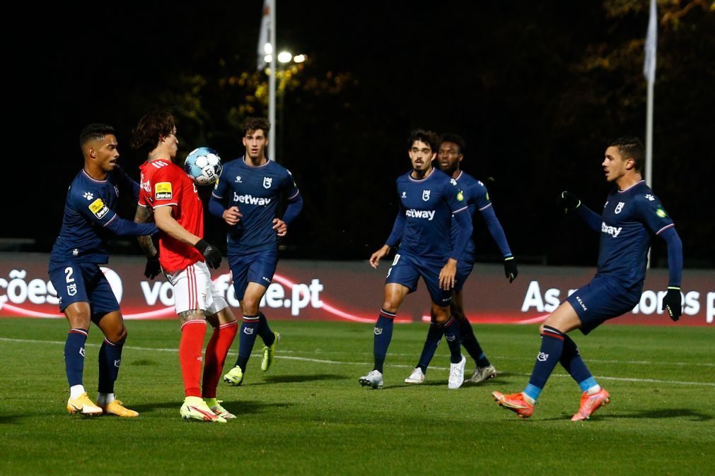 Benfica vence o Belenenses SAD por 7-0 em jogo só 48 minutos