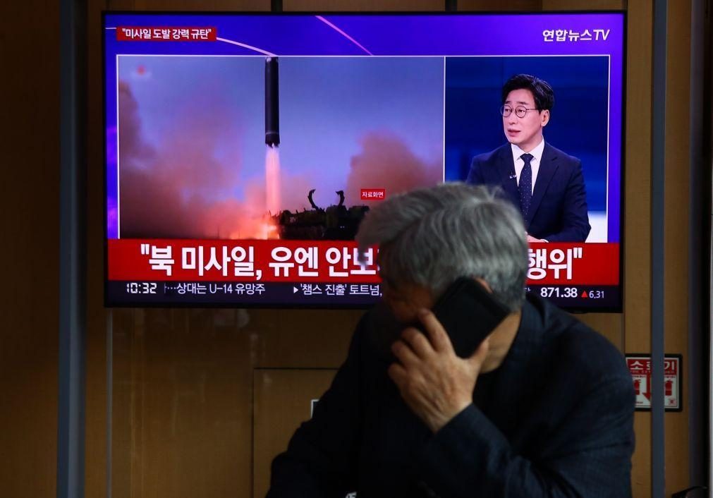 Coreia do Norte dispara míssil balístico, afirma exército da Coreia do Sul