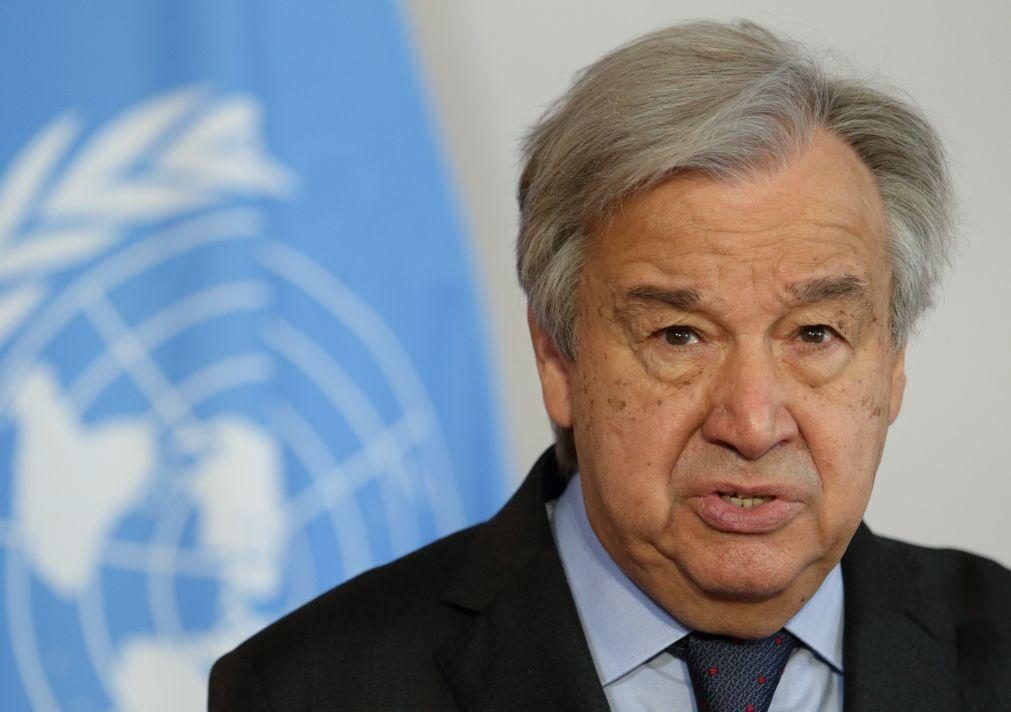 Guterres alerta que a guerra e falta de ações agravam 