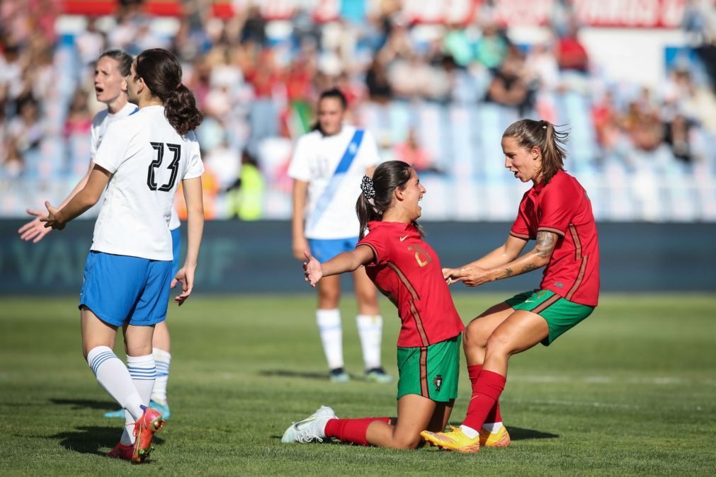 Portugal goleia Grécia na preparação para o Euro2022 de futebol feminino