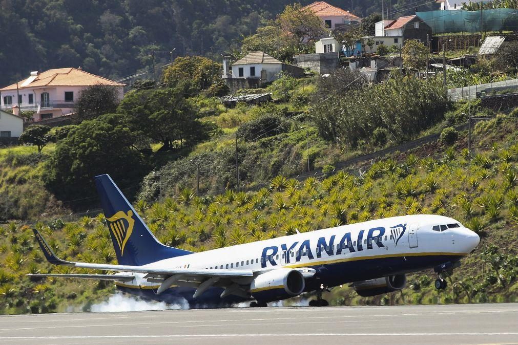 Greve na Ryanair entre hoje e domingo e sem serviços mínimos