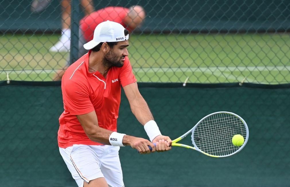 Matteo Berrettini desiste em Wimbledon após positivo à covid-19